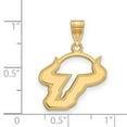 thumbnail image 2 of 10k Gold LogoArt University of South Florida Bull Medium Pendant Q1Y003USFL, 2 of 4