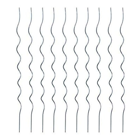 MTB Plant Supports Spiral Tomato Cages Aluminium 72 inch Height/Dia 10mm, Pack of 10, Climbing Plant Stake Tower