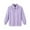Purple1, variant on KyCheLot Boys Girls School Tops Color Block Button Collared Long Sleeve Pullover Uniform Shirt for 3-13 Years