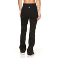 thumbnail image 3 of Reebok Women's Everyday High Waist Yoga Pants with Pockets and Flared Bottom, 3 of 4