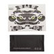 thumbnail image 1 of Pegatinas para gafas VR, pegatinas protectoras con patrón de dibujos animados ultrafinos y geniales para auriculares PICO 4 VR, calavera negra, 1 of 5