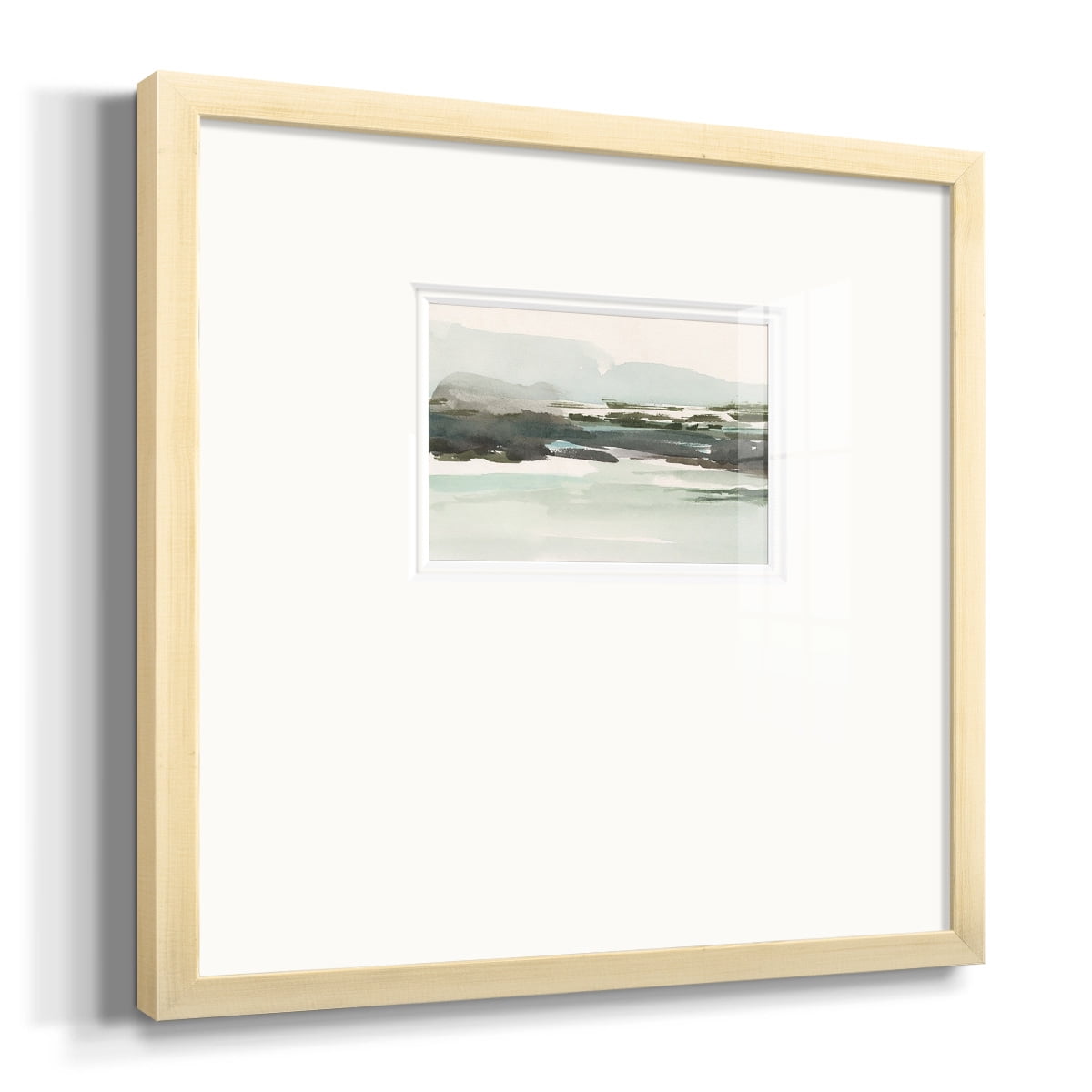 Turquoise Marsh IPremium Framed Print
