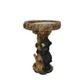 thumbnail image 4 of 23.6”Tall Resin Outdoor Bird Baths for Garden - Outdoor Standing Birdbath with Bear Statue, Pedestal Birdbaths for Outdoors, Garden, Patio, Lawn, Backyard, 4 of 5