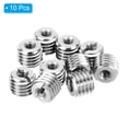 thumbnail image 3 of Unique Bargains Adaptateurs Filetés Manchon Réducteur Écrou M10 * 1,5 Mâle à M4 * 0,7 Femelle Réparation Insert Réducteur Vis 8mm 10 Pcs, 3 of 6