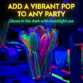 thumbnail image 3 of Kedudes Disposable Glow Party Supply Sets, Plastic Neon, 32 Count, 3 of 6
