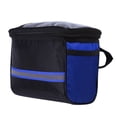 thumbnail image 1 of Sac de Guidon de Vélo Panier Sac de Rangement Support Sac à Tube avant Imperméable Bleu, 1 of 4