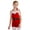 Red, variant on Kids Girls Christmas Elf Faux Fur Dance Short Unitard Halter Ballet Dance Leotard Xmas Party Clothes Green 8