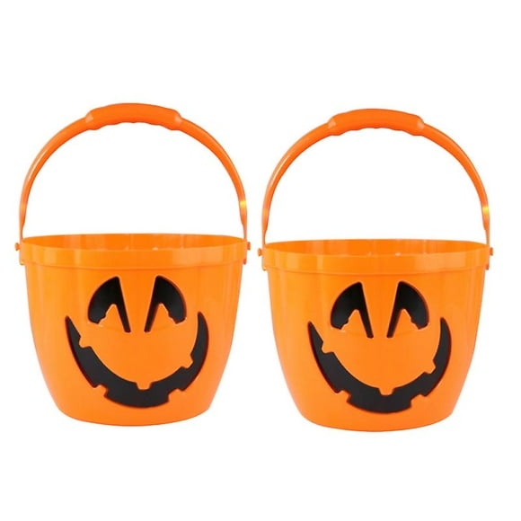 Linterna de calabaza de Halloween de 2 piezas para decoraciones de Halloween