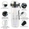 thumbnail image 5 of Imountek Fruit Infuser Water Bottle - 32 oz Large Leakproof Tritan Sport Bottle with Flip Top Lid, Black, 5 of 6