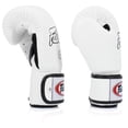 thumbnail image 5 of Guantes de boxeo Fairtex BGV1BR para muay thai, transpirables, 16 oz, blancos, 5 of 5