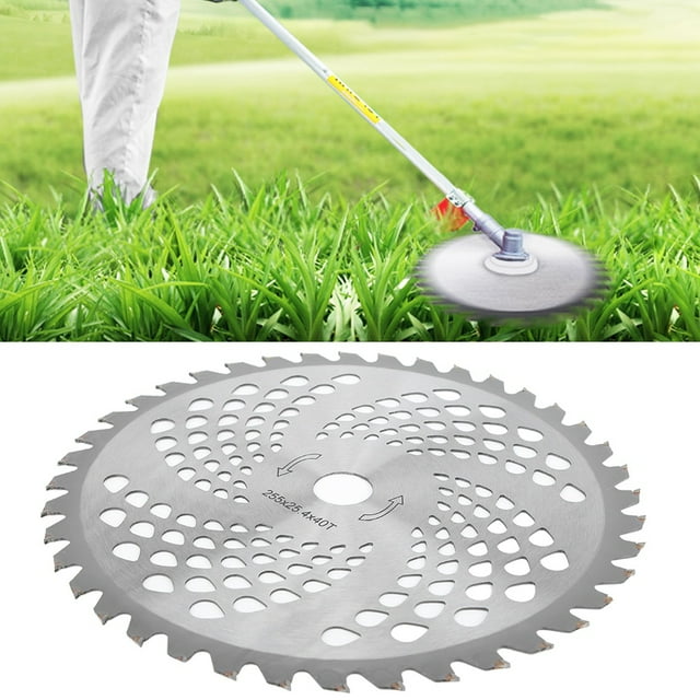 Garosa 40T Manganese Steel Brush Cutter Grass Trimmer Circular Blade Replacement Accessory, Brush Cutter Accessories, 40T Blade