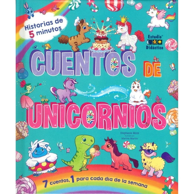 Libro Cuentos De Unicornios. 7 Cuentos, 1 Para Cada Dia Tapa Dura, Autor Estudio Didactico, Editorial Estudio Didactico