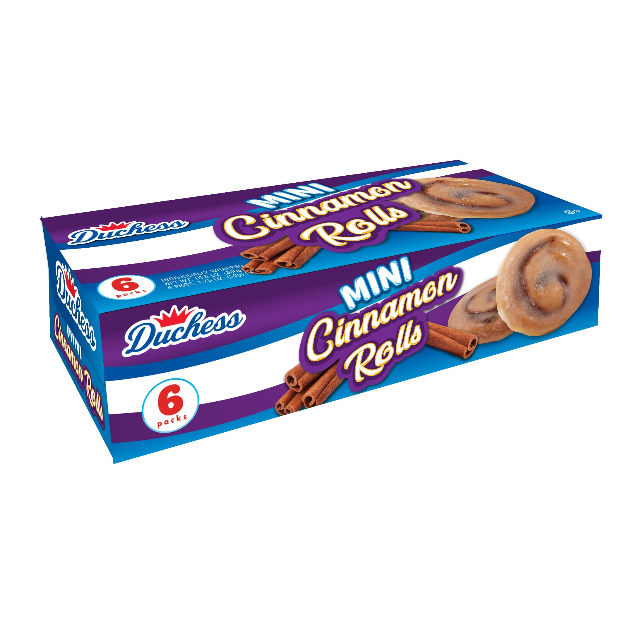 Duchess 10.5oz 6pk Cinnamon Roll