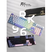 RK ROYAL KLUDGE RK96 RGB Limited Ed, 90% 96 Keys Wireless 3-Mode BT5.0/2.4G/USB-C Hot Swappable Mechanical Keyboard w/Wrist Rest, Volume Control, Software, Massive Battery, RK Pale Green Switch