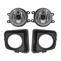 CCPAO Compatible with 2014 2015-2021 Toyota Tundra Fog Lights Pair Front Bumper Driving Lamp