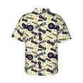 thumbnail image 4 of Xecao Game Controller print Hawaiian shirt - a stylish short-sleeve button-down for men, perfect for casual beach and tropical outings., 4 of 9