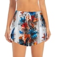 thumbnail image 2 of Rateoe 3D Butterfly Printed 2 in 1 Women's Workout Shorts for Athletic Gym Running Shorts with Phone Pockets-XX-Large, 2 of 7