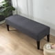 thumbnail image 4 of Funda de asiento de banco Sunnimix Poliéster Rectangular Antideslizante Gris, 4 of 8