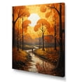 thumbnail image 2 of Designart "Bold Yellow Forest Giants Painting II" Landscape & Nature Canvas Print, 2 of 5
