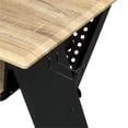 thumbnail image 5 of Bowery Hill Contemporary Rectangular Top Music Desk in Natural & Black Finish, 5 of 6