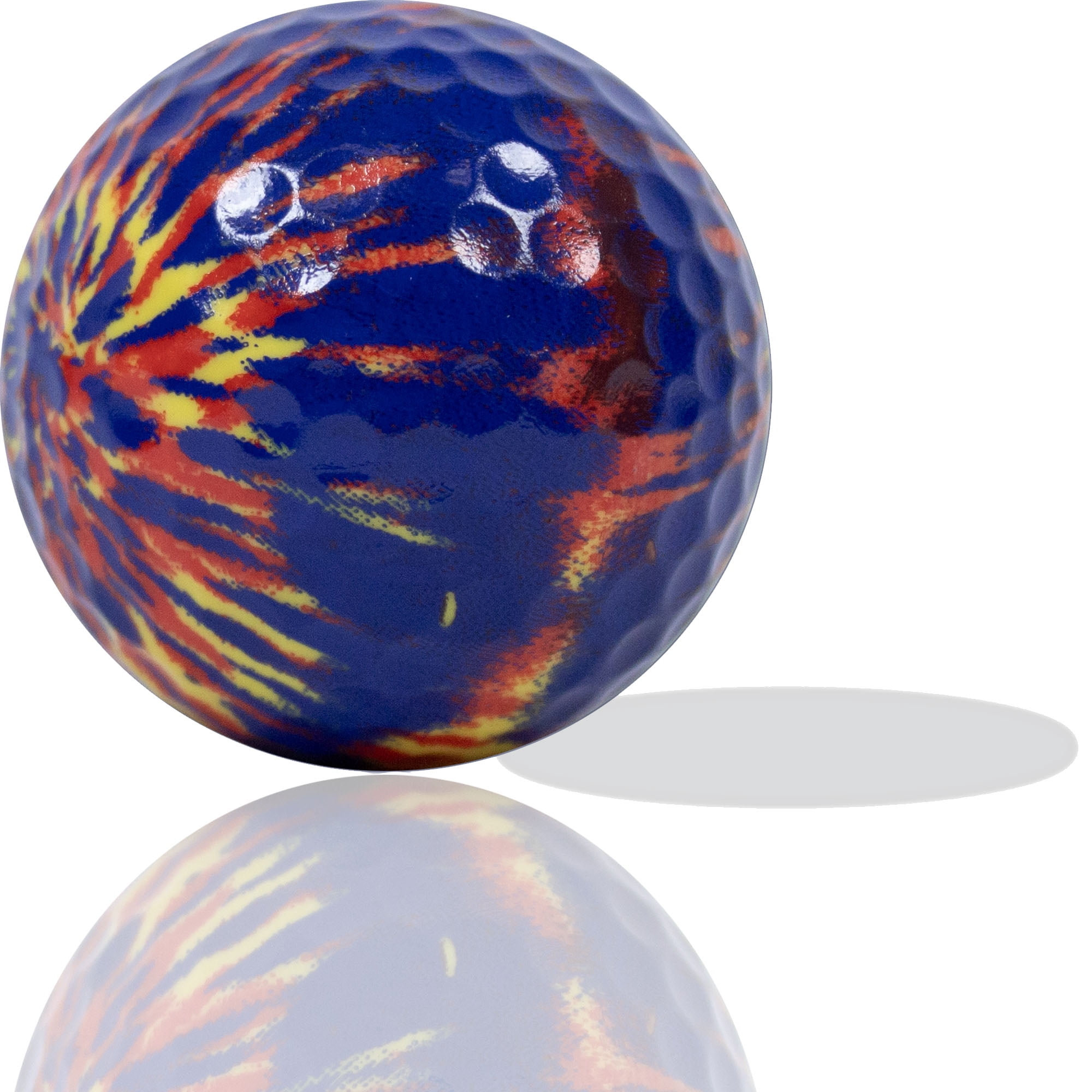 Tie-Dye Mix Golf Balls, 12 Count by GBM Golf