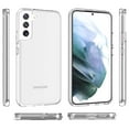 thumbnail image 3 of SaniMore for Samsung Galaxy S24 6.1" 2024 Case with Wireless Charging, Transpsarnet Shockproof TPU Cover Super-slim Lightweight Wireless Charging Anti-scratch Anti-fall Shell for Galaxy S24, White, 3 of 6