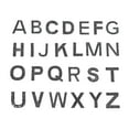 thumbnail image 2 of 26 Pieces Alphabet Letters Patch A-Z Apply Patch Iron in Cost On Appliques Badge Black, 2 of 8