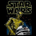 thumbnail image 2 of Men's Star Wars: A New Hope C-3PO and R2-D2 Sketch  Graphic T-Shirt, 2 of 5