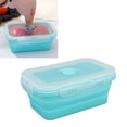 thumbnail image 2 of Microwave Safe Silicone Lunch Container,Collapsible Silicone Food Storage Microwave Safe Silicone Lunch Box Lunch Box Best in Class, 2 of 8