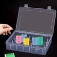 thumbnail image 6 of Yunhgft Sewing Thread Storage Box Container, Transparent Sewing Box, DIY Craft Household 24 Axis, 6 of 9
