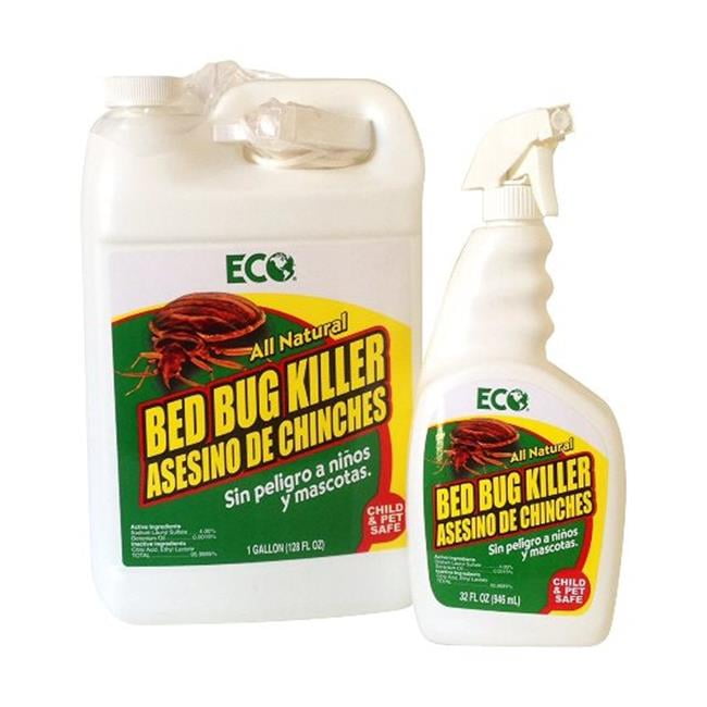 ECO 001609 Bed Bug Killer Combo Pack 1 gal & 32 fl oz