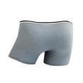 thumbnail image 4 of MSJUHEG Mens Underwear Boxer Briefs 5 Pc Travel Disposable Briefs Men Cotton Panties 1 Box Underwear Mens Boxer Briefs Gray L, 4 of 7