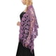 thumbnail image 5 of Qarigey Bufanda bordada Vestido de noche Mantón Moda Novia Dama de honor Brillo Lentejuelas Boda Capa Chales Ropa Envolturas Damas Ropa, zapatos y accesorios Miscelánea Violeta Por encima de 175cm, 5 of 5