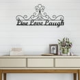 thumbnail image 5 of Metal Cutout-Live Laugh Love Decorative Wall Sign-3D Word Art Home Accent Decor-Modern Rustic or Vintage Farmhouse Style by Lavish Home, 5 of 7