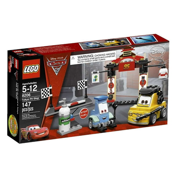 Pre-Owned Disney / Pixar Cars Cars 2 Tokyo Pit Stop Set LEGO 8206