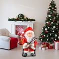 thumbnail image 6 of Festive Santa Claus Statue, Christmas Decoration, Musical Animated Santa Claus with Cheerful Design for Home and Party Decor, Red Plastic Santa Figure, Battery Operated Holiday Ornament, 6 of 7
