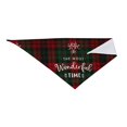 thumbnail image 4 of Easygdp Wonderful Time Christmas Pet Scarf, Dog Triangle Scarf, Printing Dog Bib, Handkerchief Scarf for Small Medium Large Dogs Cats Pets, 4 of 9