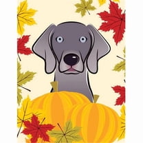 Weimaraner Thanksgiving Garden Flag