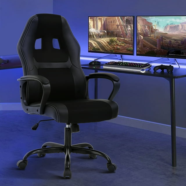 Dkelincs Computer Gaming Chair with Arms Comfortable Office Desk Chair