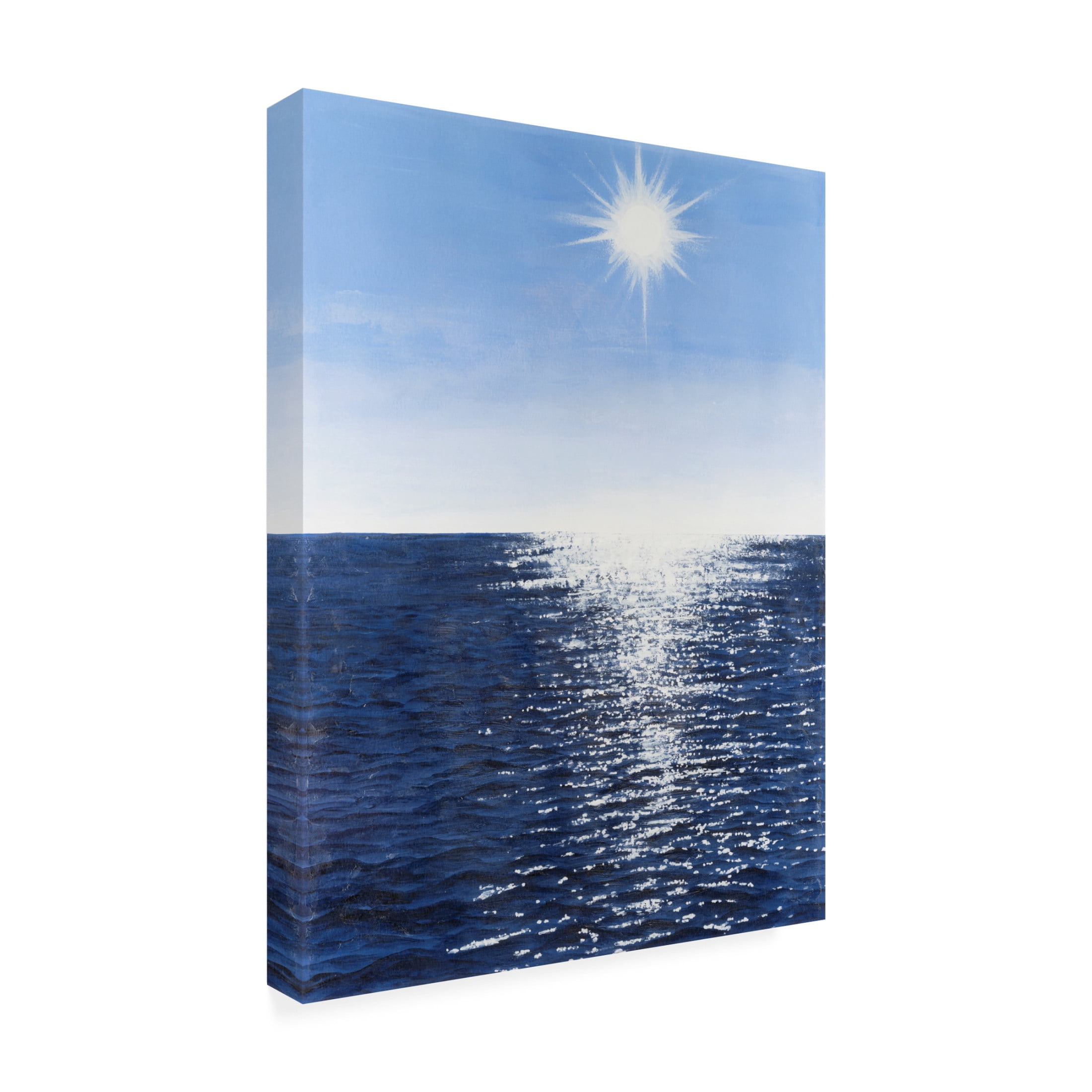 Canvas Wall Art - Michael Willett 'Solar Glitter II' Wall Art for Living Room, Bedroom, or Office Décor by Trademark Fine Art - 35 x 47 Inches