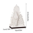 thumbnail image 2 of Christmas Tree with Lights,Farmhouse Table Decor Wooden Led Centerpiece,Tabletop Christmas Tree for Home Decorations,Rustic Holiday Desk Decor,1 Set, 2 of 6