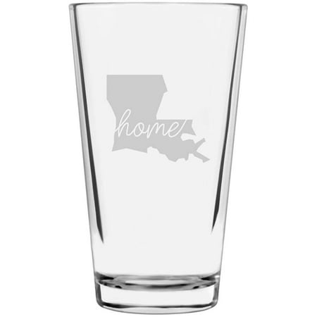 

Louisiana Home States Etched 16oz Libbey Pint Glass