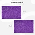 thumbnail image 4 of Placemats Set of 4 / 6, Glitter Purple Placemats for Dining Table Indoor/Outdoors Heat Resistant Washable Placemats 18" x 12", 4 of 8