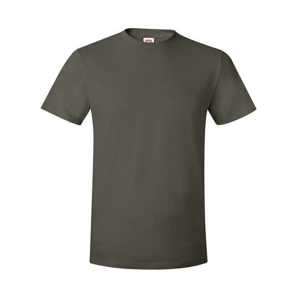 Playera Beefy de algodón peinado de 4.5 oz para hombre (paquete de 1) Tamaño:XX-Large Color:Fatigue hanes 4980
