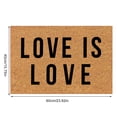 thumbnail image 3 of FuGrandkids Welcome (Others Tolerated) Christmas Decor Doormat Rug Custom Door MatFront Door Outdoor Entrance Porch Mat With Slip Polyester Floor Mat Celebrate Valentine' Valentine decorations indoor, 3 of 8