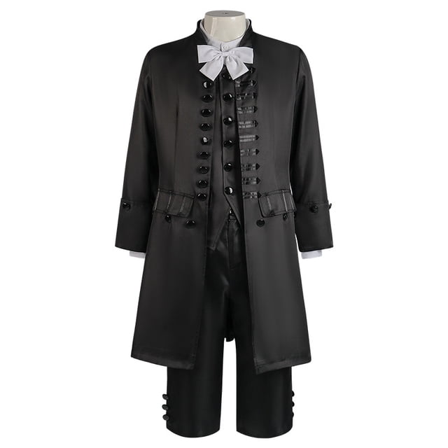Traje de cosplay de hombre Traje de actuación negro Traje de actuación negro