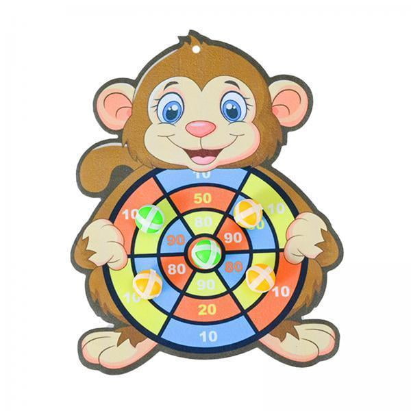 2x de dardos de pegajosa de clásico con creativo lanzamiento actividad navidad educativo regalos para niños niñas Hugo bola de destino pegajosa