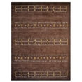 thumbnail image 3 of Rugsotic Carpets Handmade Rugs Hand Knotted Loom Rectangle 6'7''x9'10'' Brown Wool for Indoor Use, 3 of 5