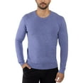 thumbnail image 4 of X RAY JEANS Mens Basic Crewneck Sweater Pullover, Heather Blue, S, 4 of 10
