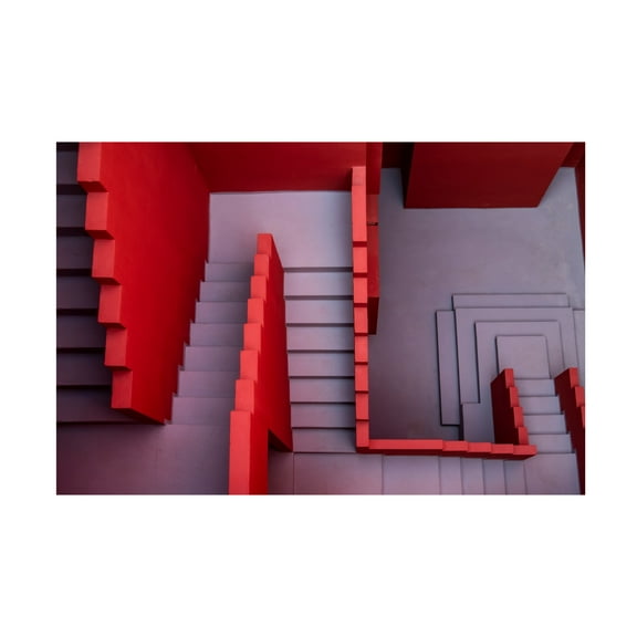 Trademark Fine Art Linda Wride Muralla Roja 16 Canvas Wall Art